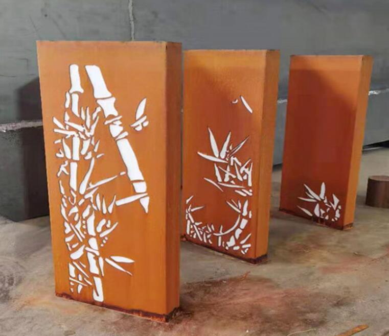 香洲锈钢板灯箱