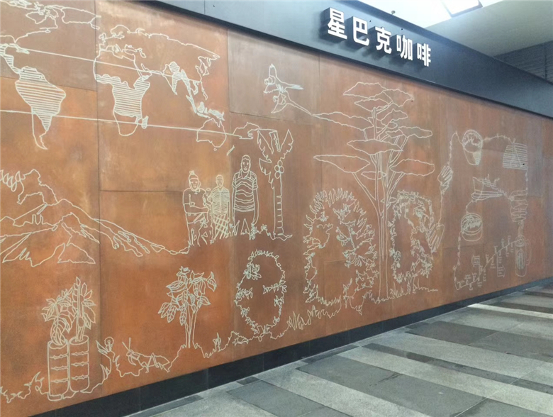 香洲耐候钢幕墙